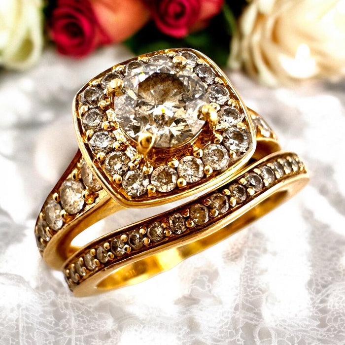 Diamond Princess Engagement Ring