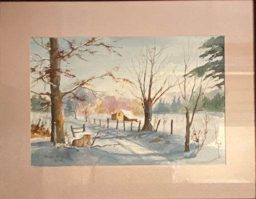 MEARL MOORE 83 WATERCOLOR 26.5"X32.5"-EZ Jewelry and Decor