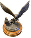 Bronze sculpture of two doves, one spreading wings above the other, on round wooden base. - Vintage Bronze Sculpture "Under His Wings," Scott Stearman, Life Outreach International, Doves - Decoration Color_Brown, Decoration Price_under 100, Decoration Size_Medium, Decoration Style_Modern, Decoration Style_Traditional, Decoration_Bronze - Default Title - EZ Art, Decor & Jewelry