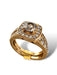  Wedding Band on 14K Gold