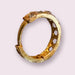 Gold and Diamonds Body Ring, Small 18k gold and diamond nose ring, lip ring-EZ Jewelry and Decor