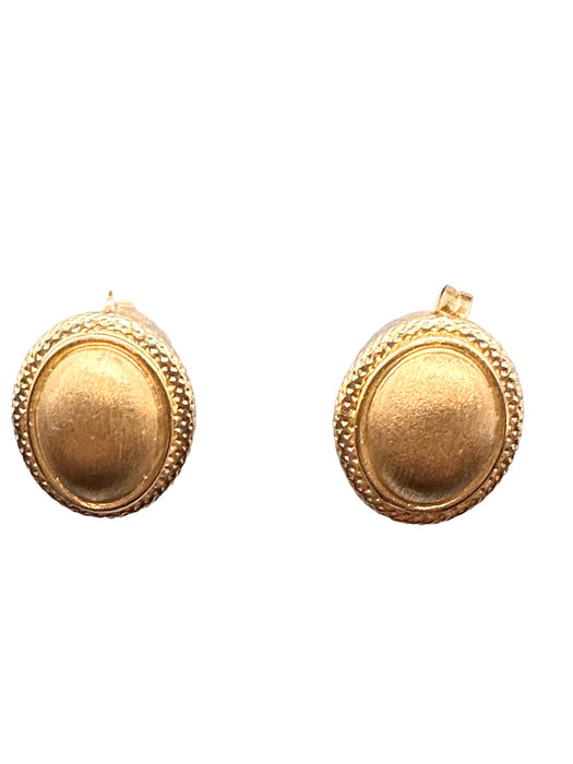 Timeless 18K Gold Earrings and Ring Set18K Gold, Hand made in Italy
