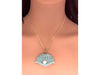 Breathtaking Shell & Pearl Hand Crafted Necklace 14k, 10K Necklace 18"-EZ Jewelry and Decor