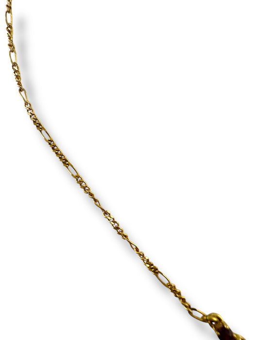 18k Gold Garnet Y Necklace – Luxury January Birthstone Jewelry, 18” Necklace, Elegant Gift for Women