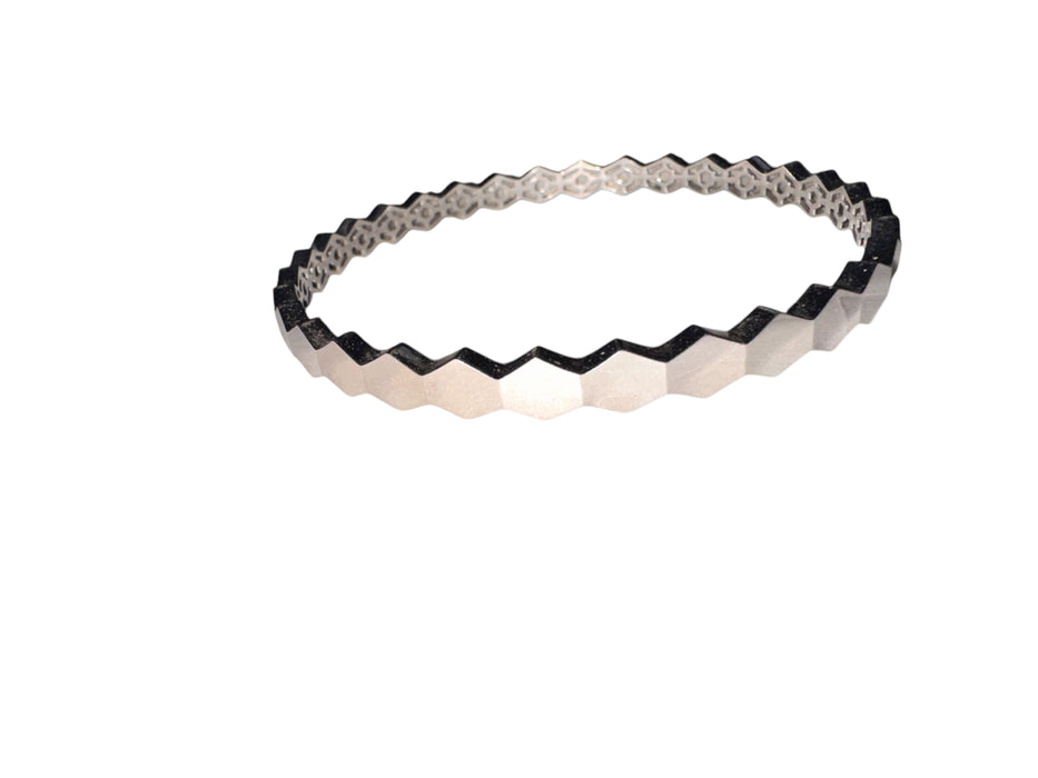 Bangles Bracelet in rose and white gold