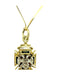 Classic 14k Gold Two Sided Byzantine Cross on 20" 10k Gold Necklace.-EZ Jewelry and Decor