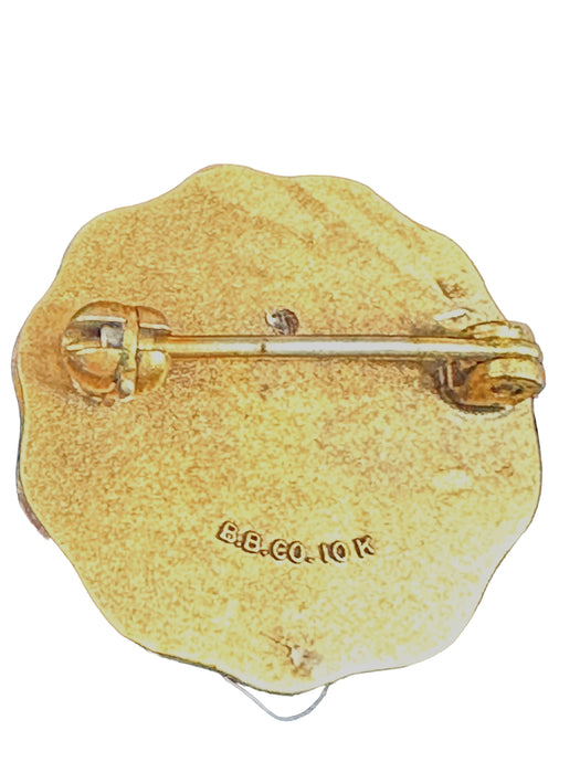 Special 10K Indiana Prairie Farmer Pin with A Diamond-EZ Jewelry and Decor