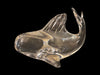 Vintage Daum Crystal Whale. Made In France Clear Crystal Sculpture 9.5”. Signed-EZ Jewelry and Decor