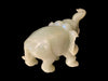 Jade Hand Carved Elephant Sculpture, 3.5" Tall X 5" Long.-EZ Jewelry and Decor