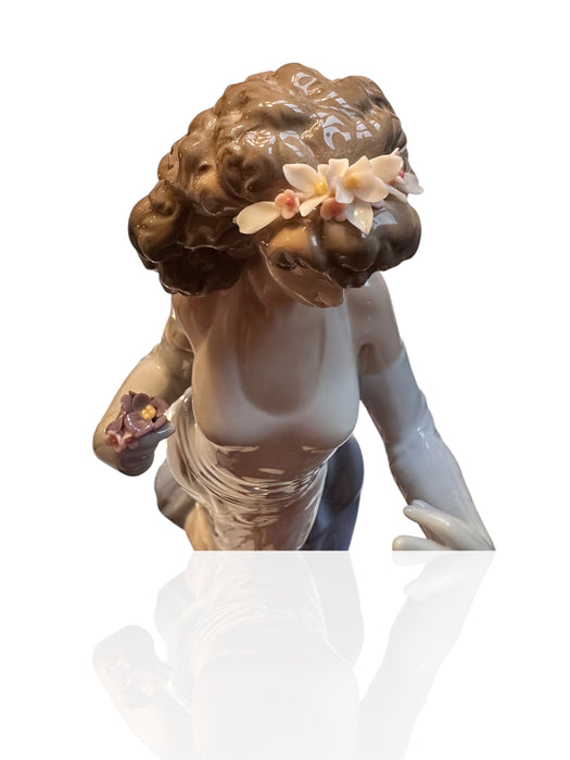 Lladro Anticipation 1999 Porcelain Figurine  6608, Lady figurine, Home Decor 12in