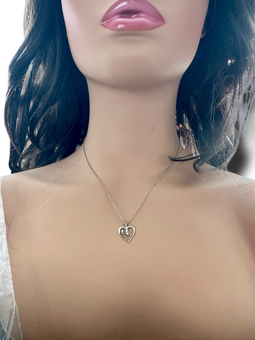 14k white gold necklace 