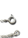 14k white gold heart pendant , Valentine Gift Jewelry 