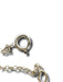 14k white gold necklace clasp with small chain links 