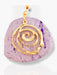 Purple polymer clay earrings with irregular shape and gold spiral dangle detail. - Handmade Modern Purple and Gold Earrings, Polymer Clay Earrings, Modern Earrings, Statement Earring, Dangle Earrings 2.5” - 2.5 Inch Earrings, Artisan Crafted, Boho Style, Fashion Accessories, Handmade Modern Purple and Gold Earring, Modern Earrings, Polymer Clay Earrings, Statement Earring, Trendy Jewelry, Unique Design - Default Title