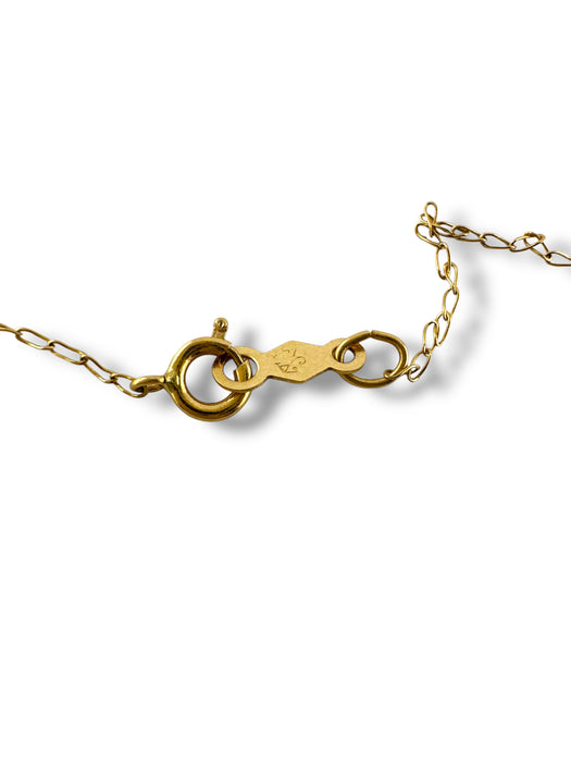 14k 19" pearl necklace