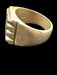 Timeless 10k Gold Men Ring with Roman Design, Size 11.7-EZ Jewelry and Decor