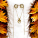  14K Gold Pearl Diamond Jewelry Set, June Birthstone