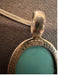 A Chic Vintage Sterling Silver & Turquoise . 18"-EZ Jewelry and Decor