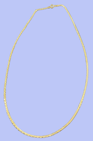 18k chain necklace, 18"