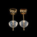Chic 18K Gold Golden Glow Natural Marialite Stud Earrings-EZ Jewelry and Decor