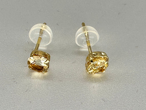 Chic 18K Gold Golden Glow Natural Marialite Stud Earrings-EZ Jewelry and Decor