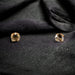 Chic 18K Gold Golden Glow Natural Marialite Stud Earrings-EZ Jewelry and Decor