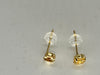 Chic 18K Gold Golden Glow Natural Marialite Stud Earrings-EZ Jewelry and Decor