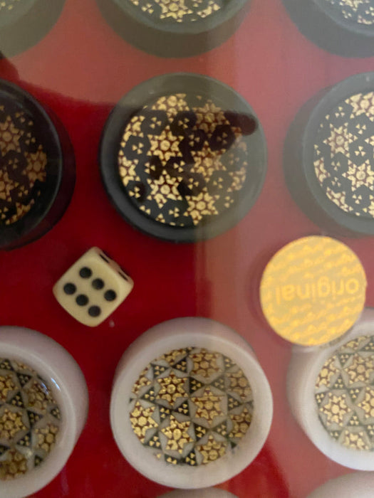 Gorgeous Persian Handcrafted Backgammon And Chess Micro Mosaic, Khatamkari.-EZ Jewelry and Decor
