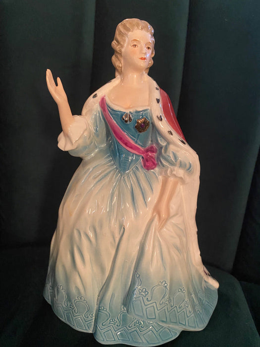 Vintage RARE Goebel West Germany Porcelain Statue of Queen Katherina 1772 Figurine 8.5"-EZ Jewelry and Decor