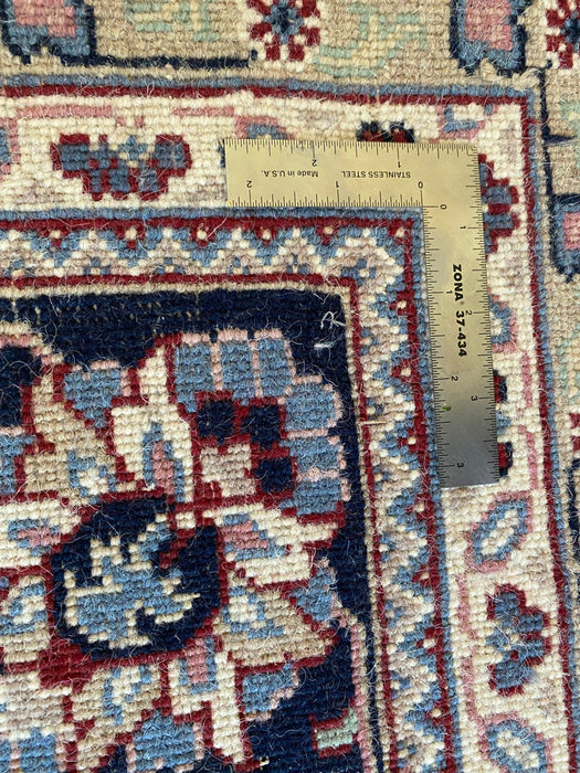 Hand Knotted Turkish Rug, Kashan Design, Wool, 9’8” x 7’ 8”-EZ Jewelry and Decor