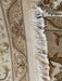 Hand Knotted Oriental Rug, Wool & Silk, 7’9”x 9’9”, Ivory-EZ Jewelry and Decor