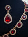Majestic collar Red and Gold necklace and Earring Set by Charter Club, Gift Boxed Jewelry-EZ Jewelry and Decor