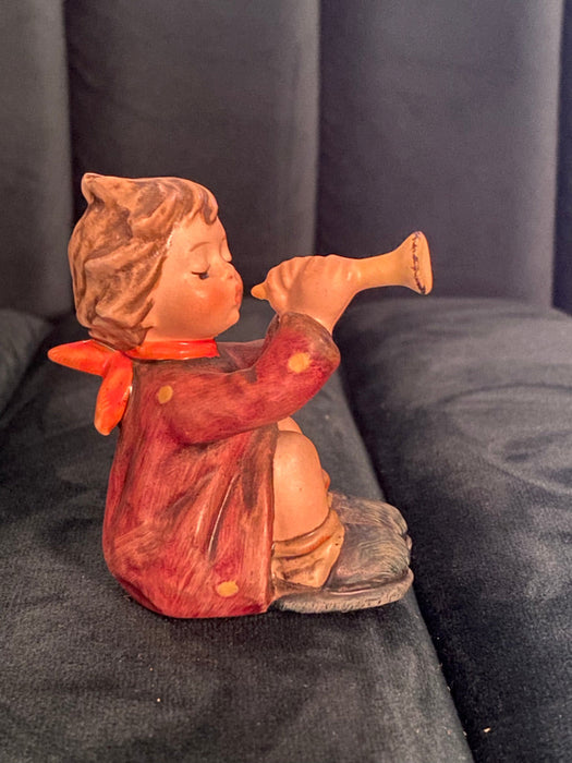 Vintage Goebel Hummel Figurines #391- Girl With Trumpet, TMK-4-EZ Jewelry and Decor