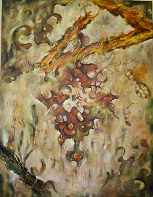 Rhythm of Life ,Oil Painting, 72" x 54"-EZ Jewelry and Decor
