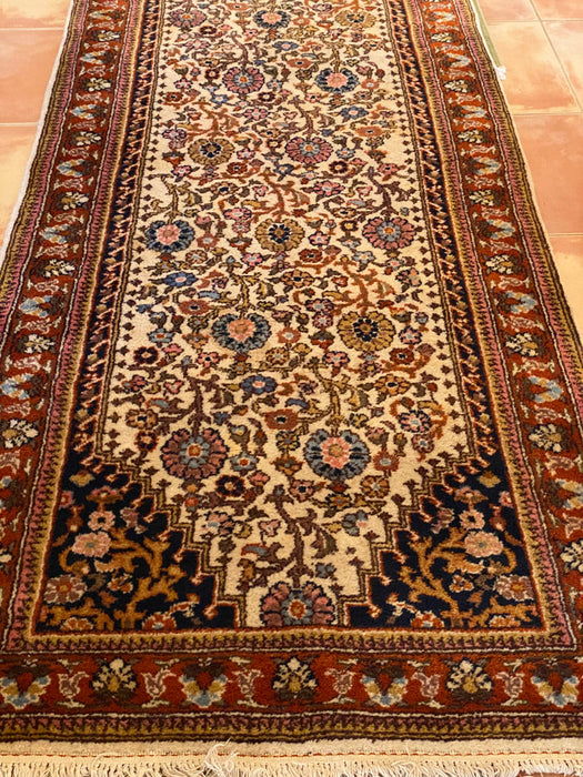 Hand Knotted Runner  Oriental Rug, Herat Design, Signed , Wool, 3’1” x 23’-EZ Jewelry and Decor
