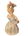 Vintage Porcelain Victorian Lady,  Cordey Lace Figurine With Flower, 9.75” x 5”-EZ Jewelry and Decor