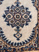 Persian Hand Knotted Small Rug- Nain Design, Wool & Silk accent, 23” x 16”-EZ Jewelry and Decor