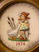 Annual Plate 1974 GooseGirlVintage Goebel Hummel Annual Plate #267-EZ Jewelry and Decor