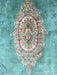 Semi Antique Persian Kerman Rug- 9’ x 12’, Lamb Wool-EZ Jewelry and Decor