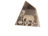 Vintage Elephant Photo Glass Print 2-D 2.75” x 3”-EZ Jewelry and Decor