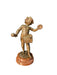 Antique Child Musician Patina Bronze by Auguste Moreau 8" tall (1834-1917) Signed, 8" tall-EZ Jewelry and Decor