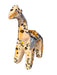 Vintage Pier One Porcelain Giraffe Figurine Abstract Cubist Geometric Porcelain Giraffe Figurine,. 8" T, 3" W, 7" D.-EZ Jewelry and Decor