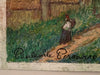 Certified Authentique Paul Emile Pissarro Pastel Painting in Original Frame, Le Petit Chemin, Pastel-EZ Jewelry and Decor