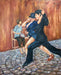 Roya Mansourkhani, Argentine Tango, Oil, 60” x 48”-EZ Jewelry and Decor