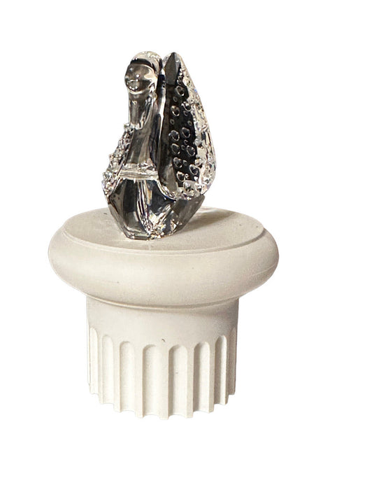 Vintage Swarovski Silver Crystal Swan With Base 4” Includes Original Box.-EZ Jewelry and Decor