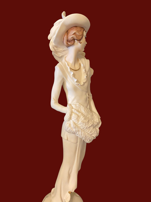 Vintage Giuseppe Armani ''Lady with Muff'' 388-F Figurine, Hand Made in Italy-EZ Jewelry and Decor