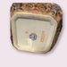 Vintage Rare Chinese Porcelain Hand-painted Decorative Bowl in square shape. 9in x 11in x 4.5in-EZ Jewelry and Decor