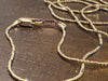 Vintage 24k Gb Chain W/1/20 14k Gf Pendant Necklace, Gift Boxed , 29"chain-EZ Jewelry and Decor