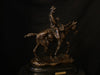 Charles Marion Russell Will Rogers, Bronze With PatinaSigned And Monogrammed On Base: Cm Russell-EZ Jewelry and Decor