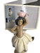 Retired Lladro Athenian Water Girl Figurine. White Porcelain Stoneware Figurine With A Watering Can On The Head. Hand Made, Hand Painted  In Spain Mint in Original Box, 8 in-EZ Jewelry and Decor